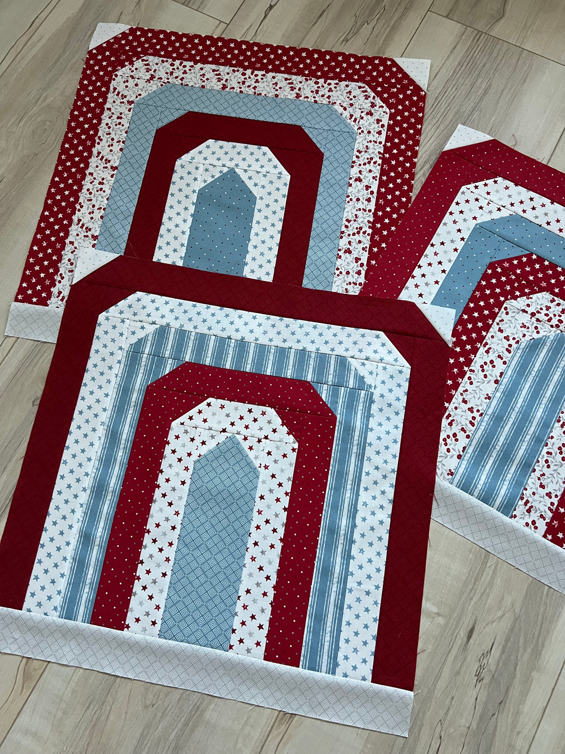 Week 1 of the Snail-Bow Quilt Along