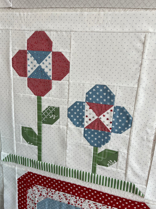 Week 3 of the Snail-Bow Quilt Along