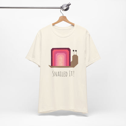 Snailed It!  Short Sleeve Tee