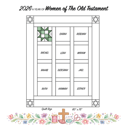 Women Of The Old Testament Block Of The Month Bundle