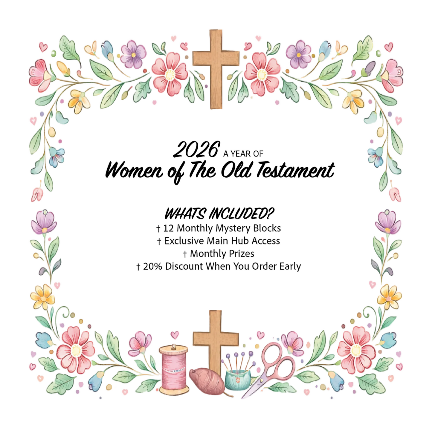 Women Of The Old Testament Block Of The Month Bundle