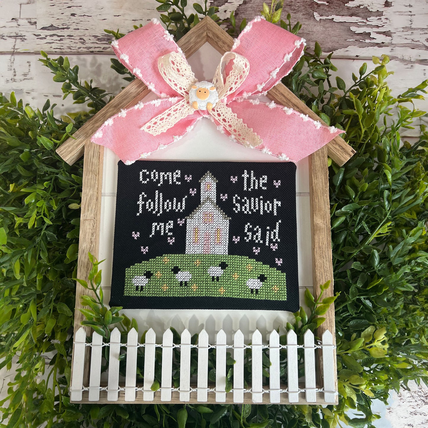 Christian Cross Stitch Chart Come Follow Me