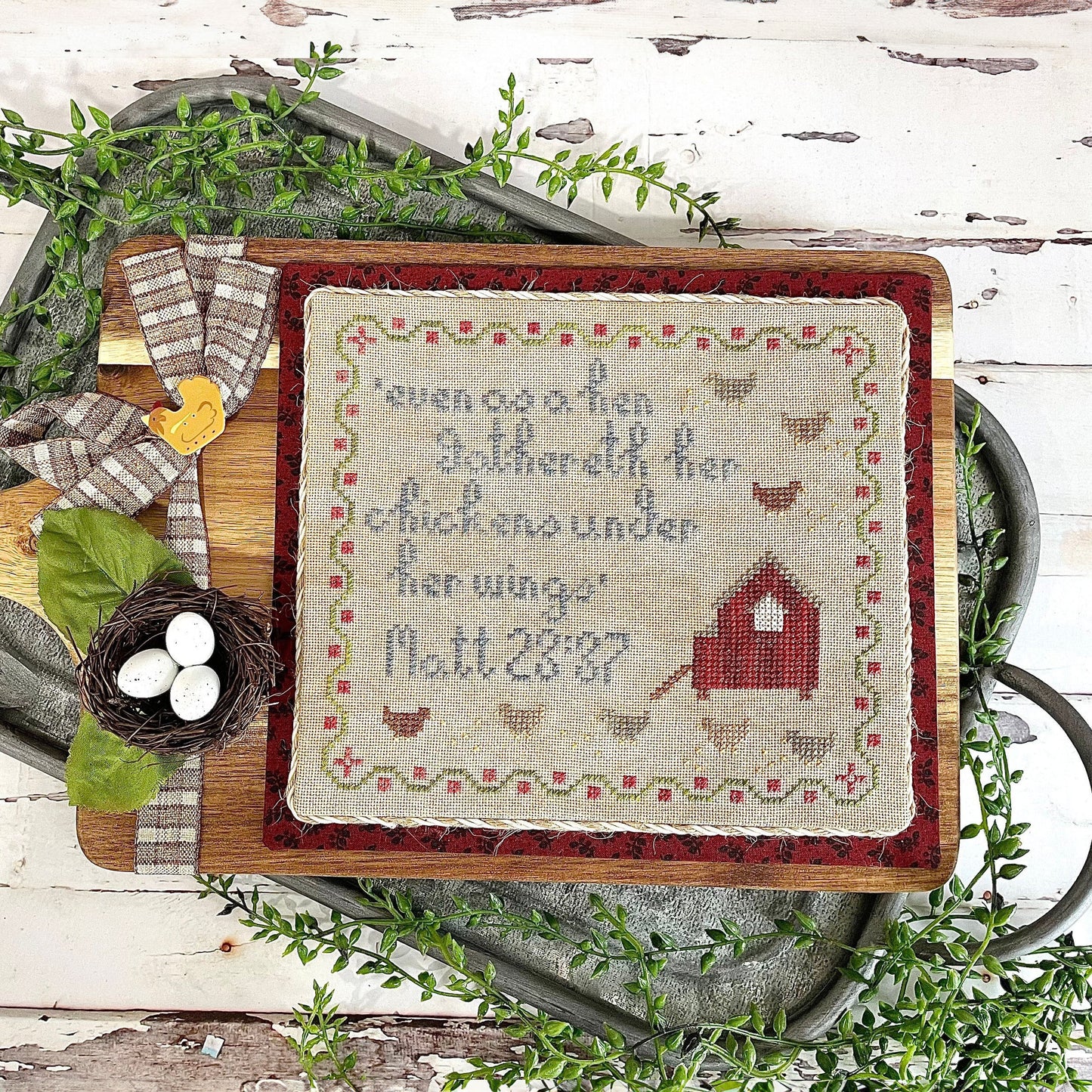 Even As A Hen Cross Stitch Chart